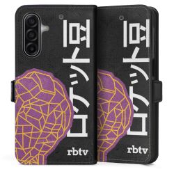 Sideflip mit Lasche schwarz