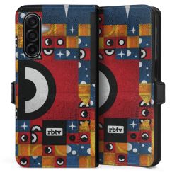 Sideflip mit Lasche schwarz