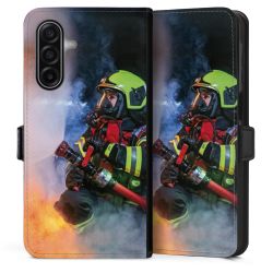 Sideflip with flap  black