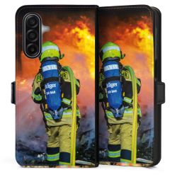 Sideflip with flap  black