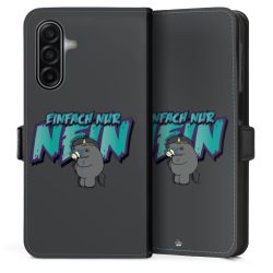 Sideflip mit Lasche schwarz