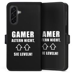 Sideflip mit Lasche schwarz