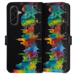 Sideflip with flap black/lateral flap