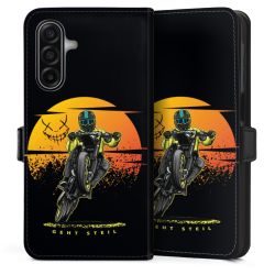 Sideflip mit Lasche schwarz