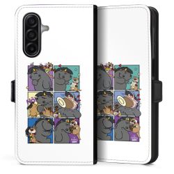 Sideflip mit Lasche schwarz