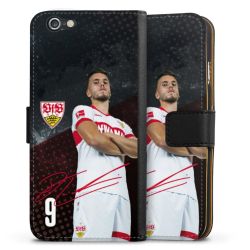 Sideflip mit langer Lasche schwarz