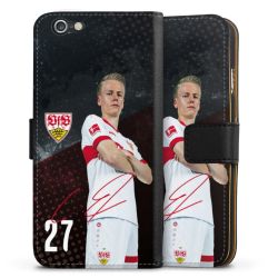 Sideflip mit langer Lasche schwarz