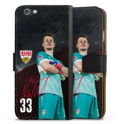 Sideflip mit langer Lasche schwarz