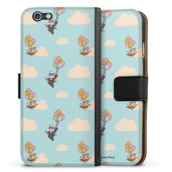 Sideflip mit langer Lasche schwarz