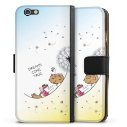 Sideflip mit langer Lasche schwarz