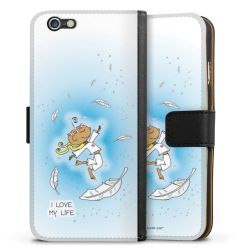 Sideflip mit langer Lasche schwarz