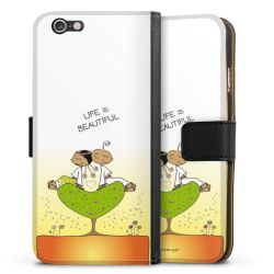 Sideflip mit langer Lasche schwarz