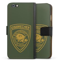 Sideflip mit langer Lasche schwarz