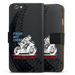 Sideflip mit langer Lasche schwarz