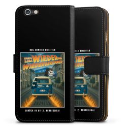 Sideflip mit langer Lasche schwarz