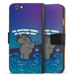 Sideflip mit langer Lasche schwarz