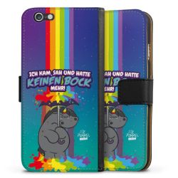 Sideflip mit langer Lasche schwarz