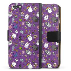 Sideflip mit langer Lasche schwarz