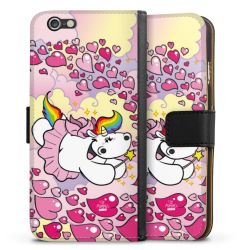 Sideflip mit langer Lasche schwarz