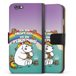 Sideflip mit langer Lasche schwarz