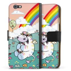 Sideflip mit langer Lasche schwarz