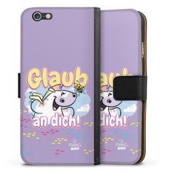 Sideflip mit langer Lasche schwarz