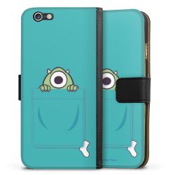 Sideflip mit langer Lasche schwarz