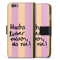 Sideflip mit langer Lasche schwarz