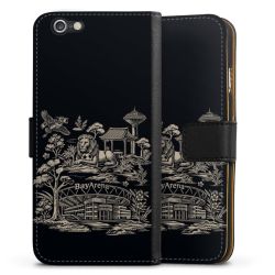 Sideflip mit langer Lasche schwarz