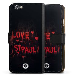 Sideflip mit langer Lasche schwarz