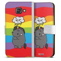 Sideflip mit Lasche weiß