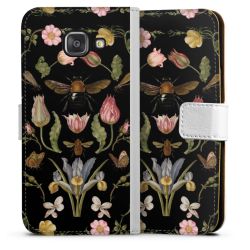 Wildblumen und Biene Schwarz