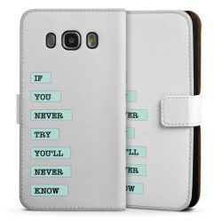 Sideflip Fodral med flap vit