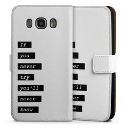 Sideflip Fodral med flap vit