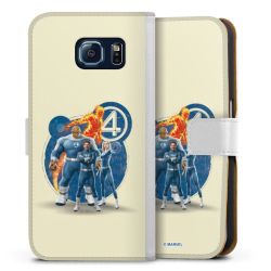 Sideflip Fodral med flap vit