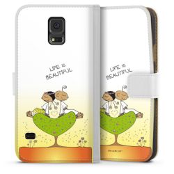 Sideflip mit Lasche weiß