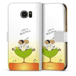 Sideflip mit Lasche weiß