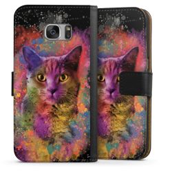 Sideflip mit langer Lasche schwarz