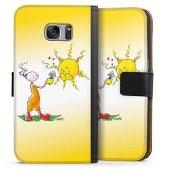 Sideflip mit langer Lasche schwarz