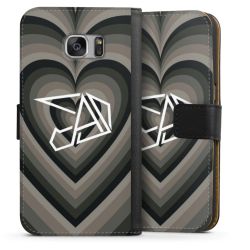 Sideflip mit langer Lasche schwarz