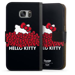 Sideflip mit langer Lasche schwarz