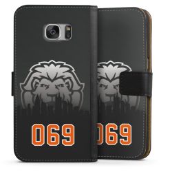 Sideflip mit langer Lasche schwarz