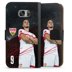 Sideflip mit langer Lasche schwarz