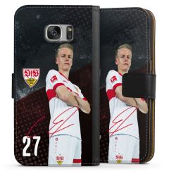 Sideflip mit langer Lasche schwarz