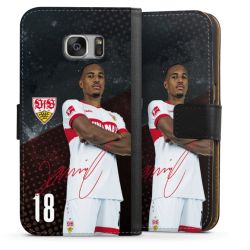 Sideflip mit langer Lasche schwarz