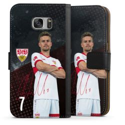 Sideflip mit langer Lasche schwarz