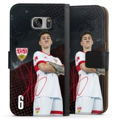 Sideflip mit langer Lasche schwarz