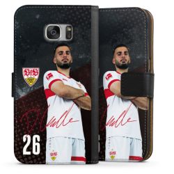 Sideflip mit langer Lasche schwarz