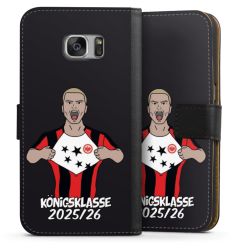 Sideflip mit langer Lasche schwarz