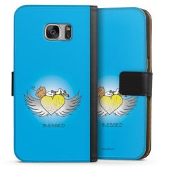 Sideflip mit langer Lasche schwarz